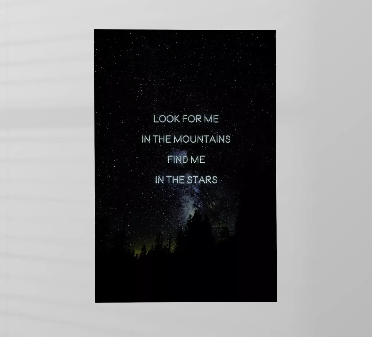 Look for me pellicola backlit da Oh Darling