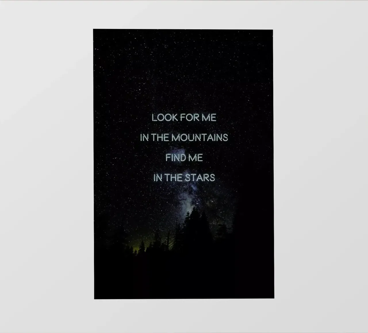 Look for me pellicola backlit da Oh Darling