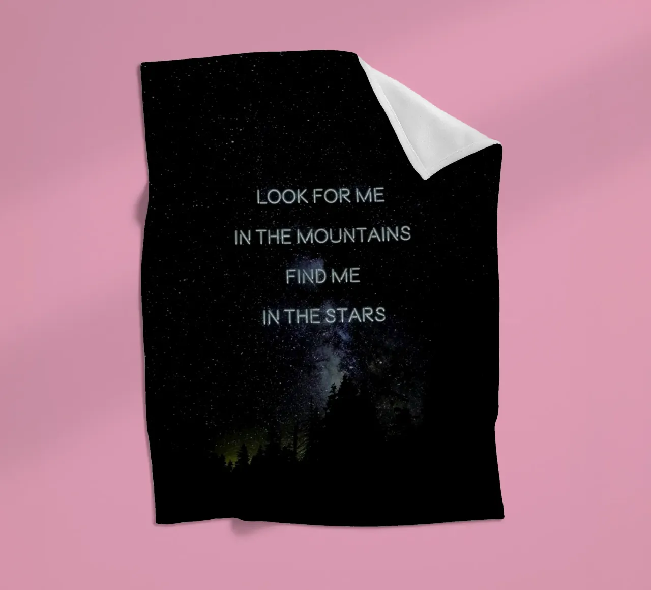 Look for me coperta in pile da Oh Darling