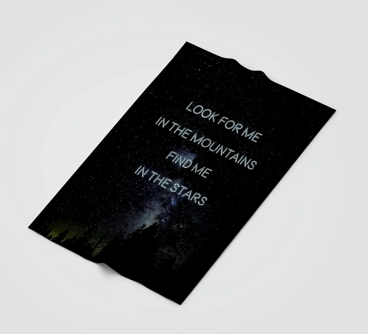 Look for me coperta in pile da Oh Darling