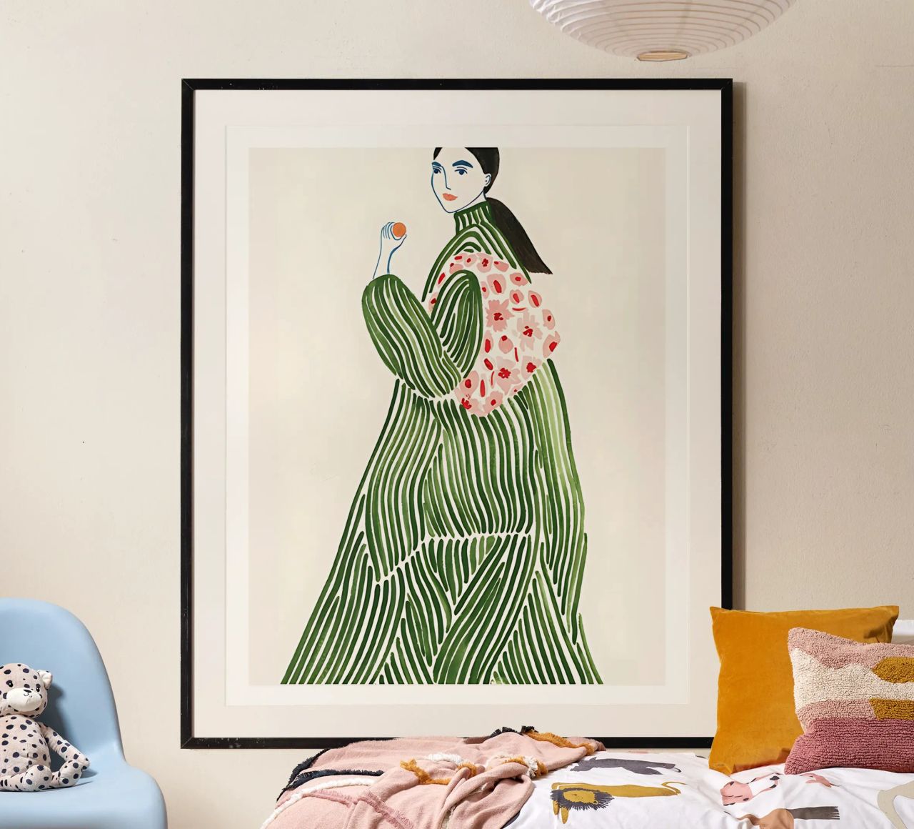Abstrakte Frau Moderne Kunst, Zeitgenössisches Poster Poster von Boheme