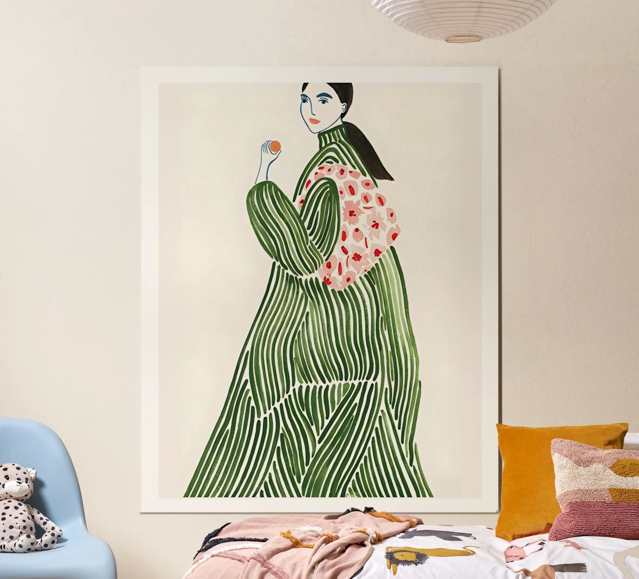 Abstrakte Frau Moderne Kunst, Zeitgenössisches Poster Poster von Boheme