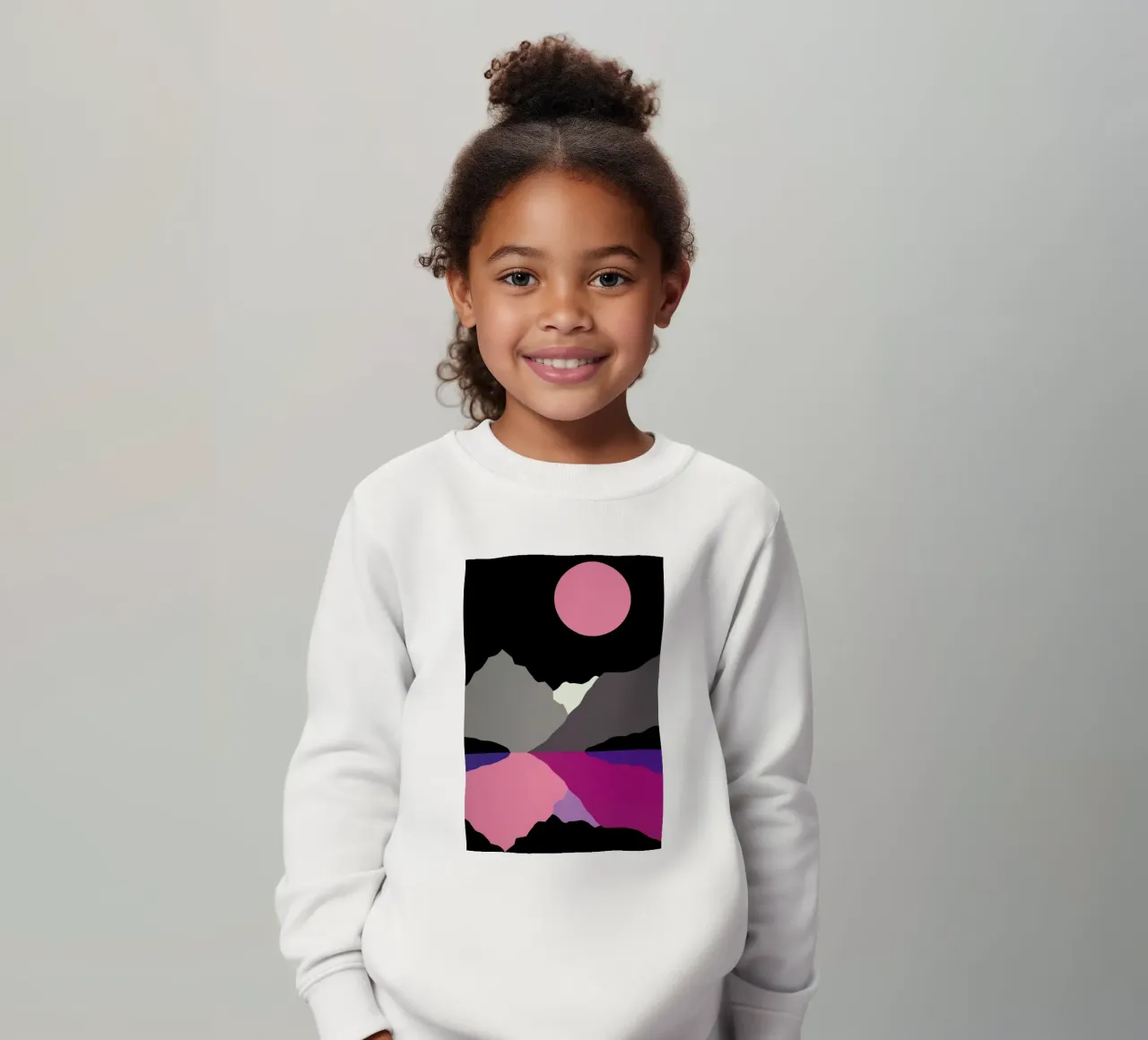 Moonlight On Lake Tenaya Kinder Sweatshirt von Rosi Feist
