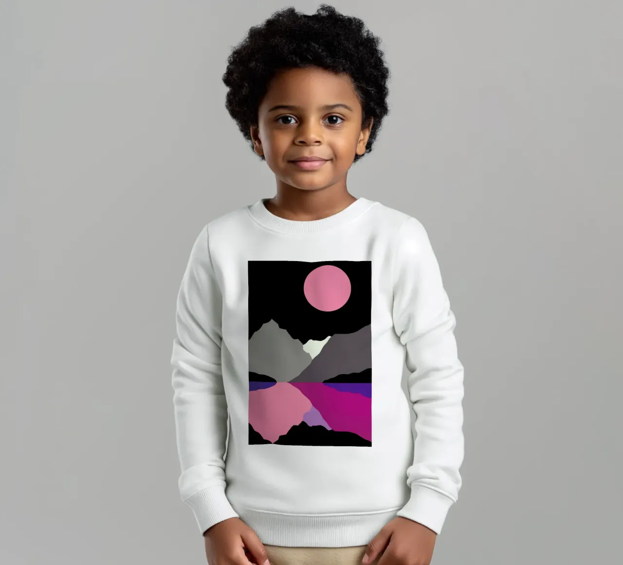 Moonlight On Lake Tenaya Kinder Sweatshirt von Rosi Feist