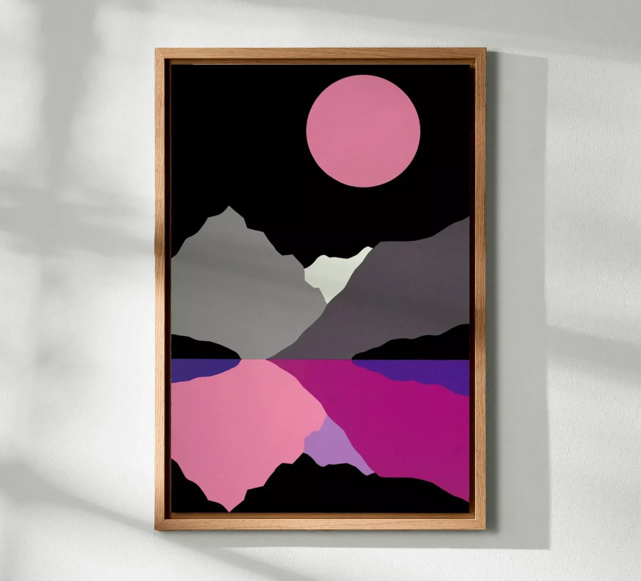 Moonlight On Lake Tenaya alluminio dibond da Rosi Feist