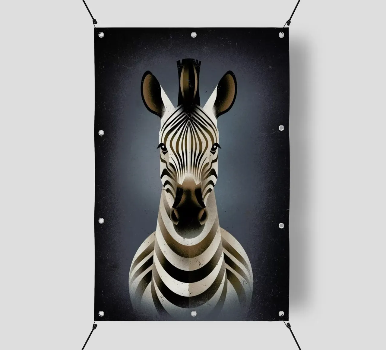 Zebra II pvc cover by Dieter Braun