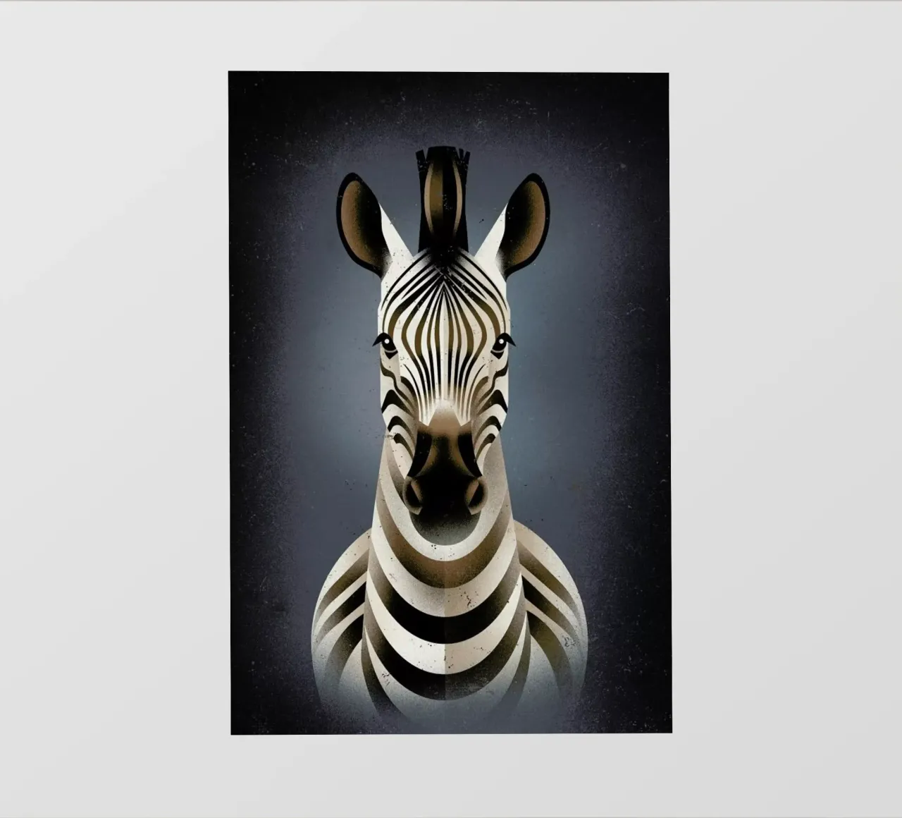 Zebra II telo in pvc da Dieter Braun