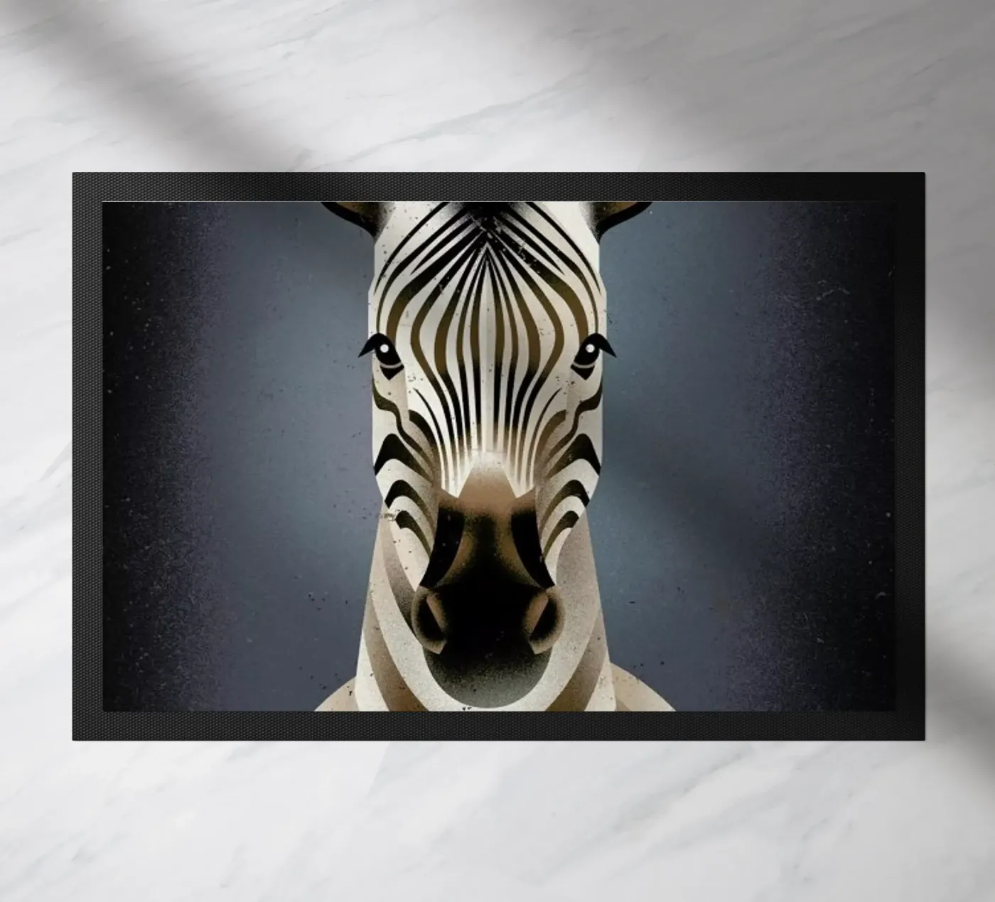 Zebra II deurmat van Dieter Braun