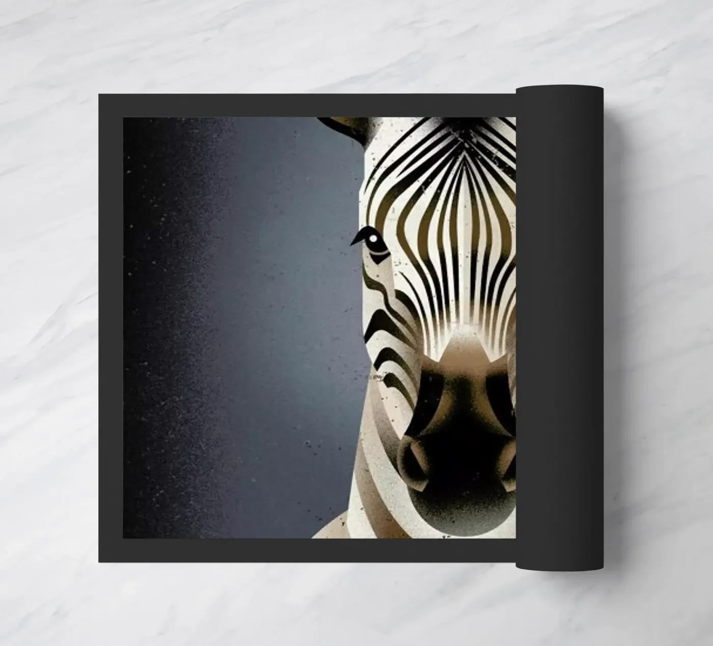 Zebra II deurmat van Dieter Braun