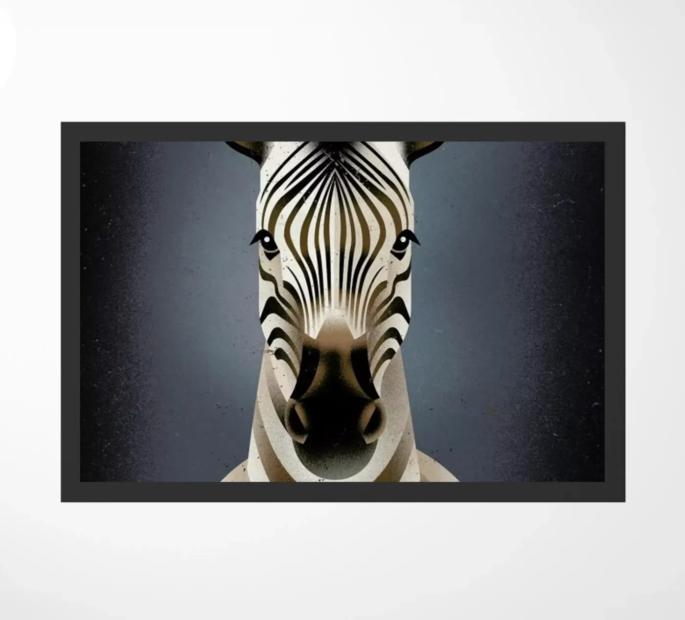 Zebra II deurmat van Dieter Braun