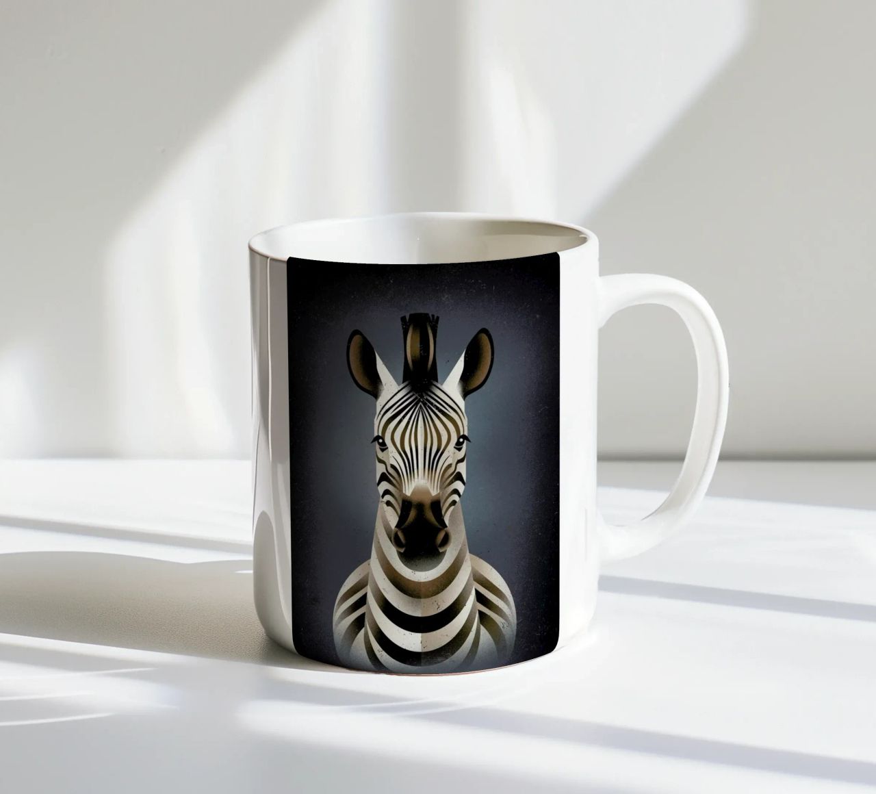 Zebra II tazza in ceramica da Dieter Braun