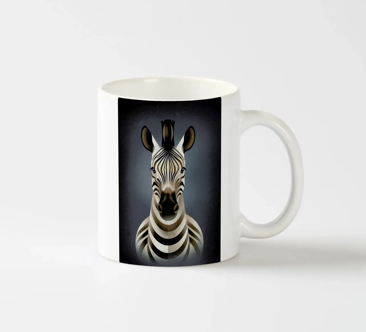 Zebra II Keramik Tasse von Dieter Braun