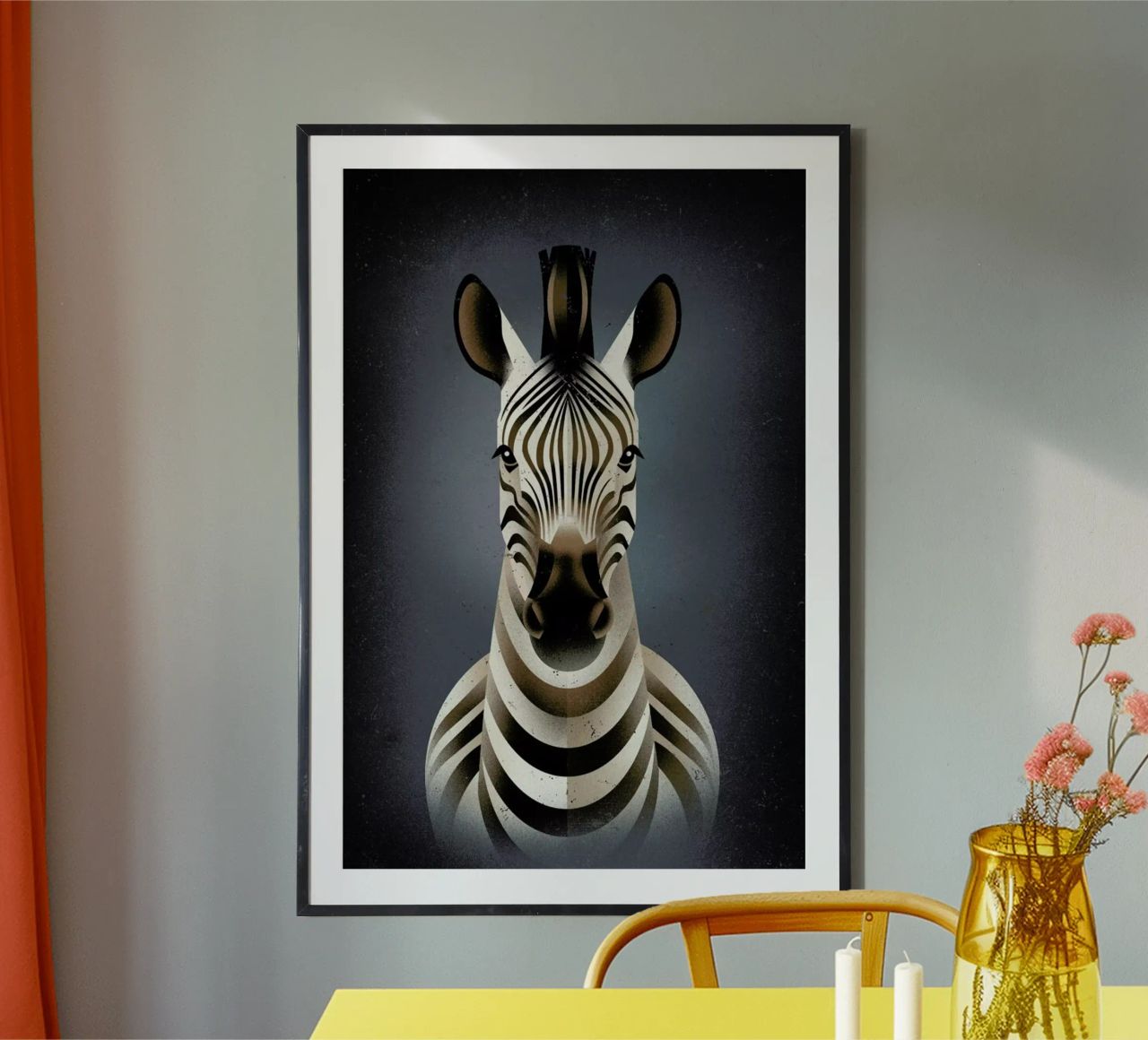 Zebra II poster da Dieter Braun