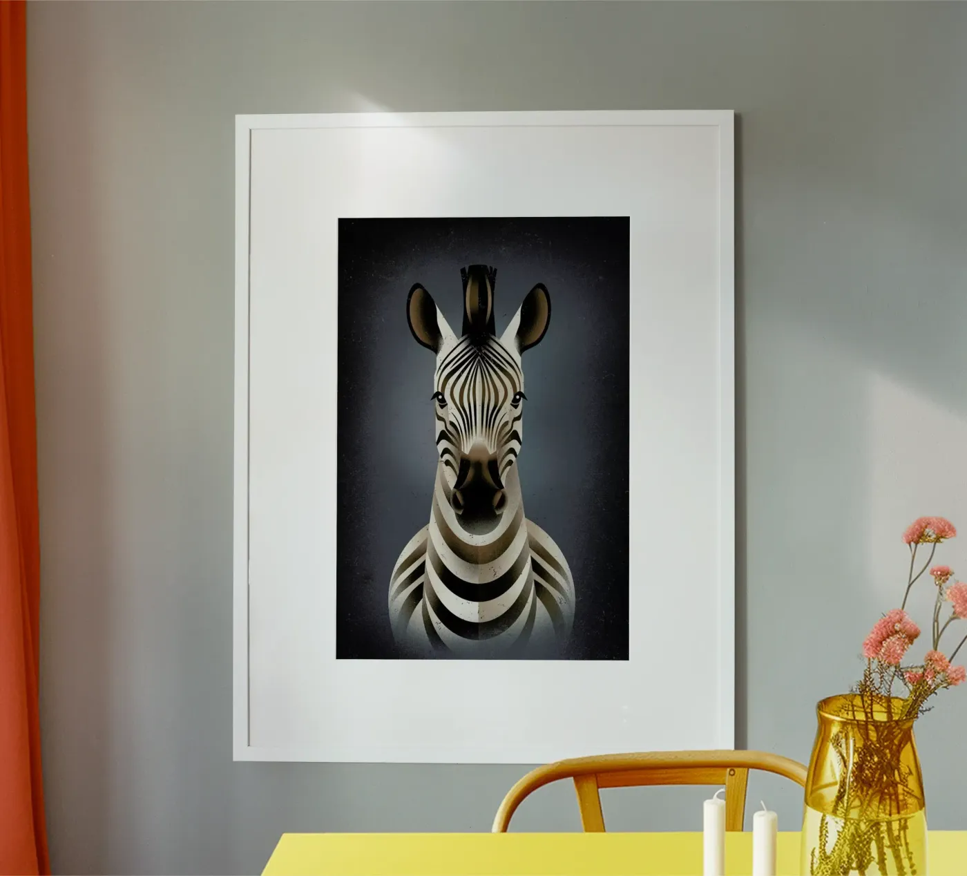 Zebra II poster da Dieter Braun