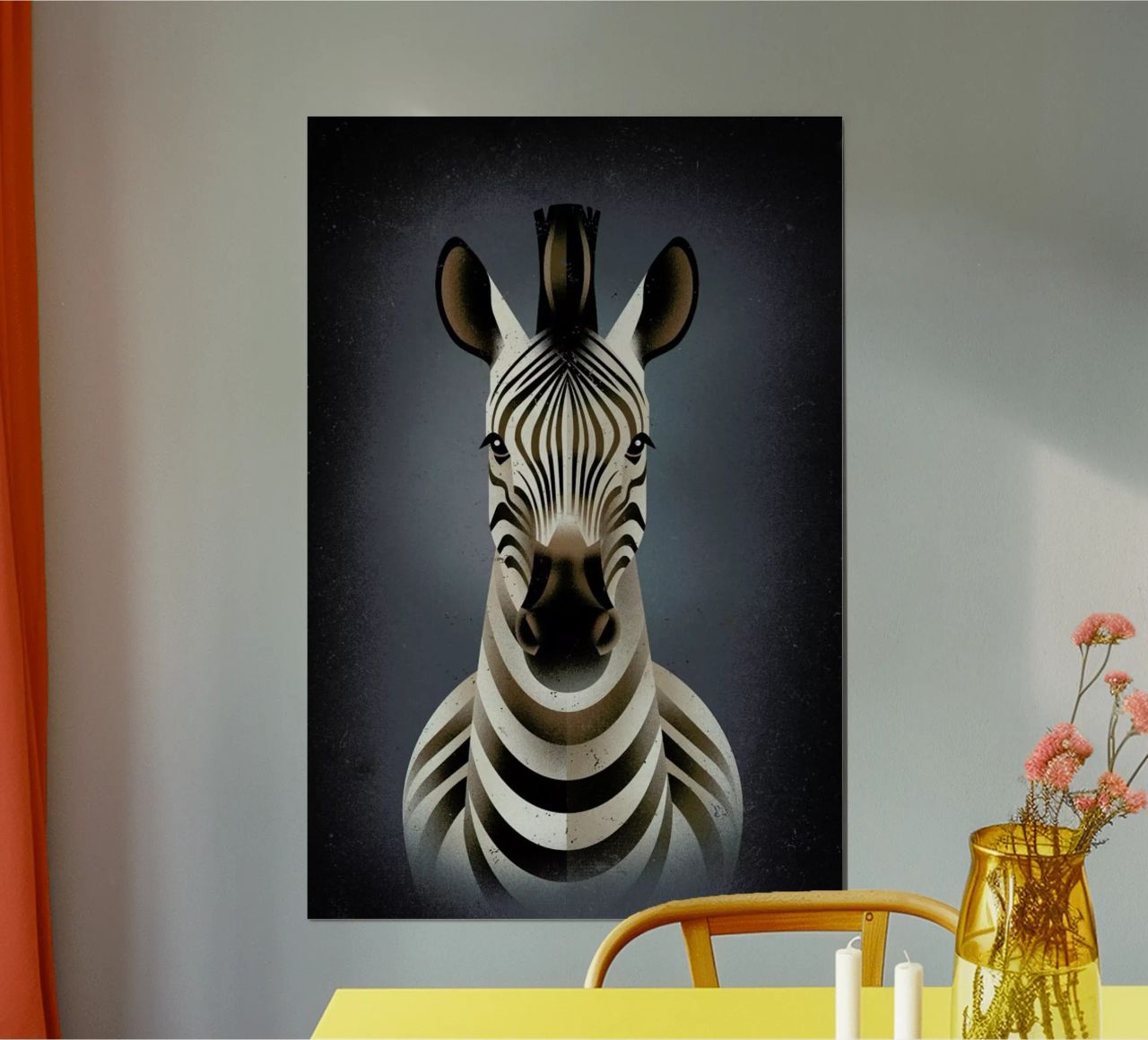 Zebra II poster da Dieter Braun
