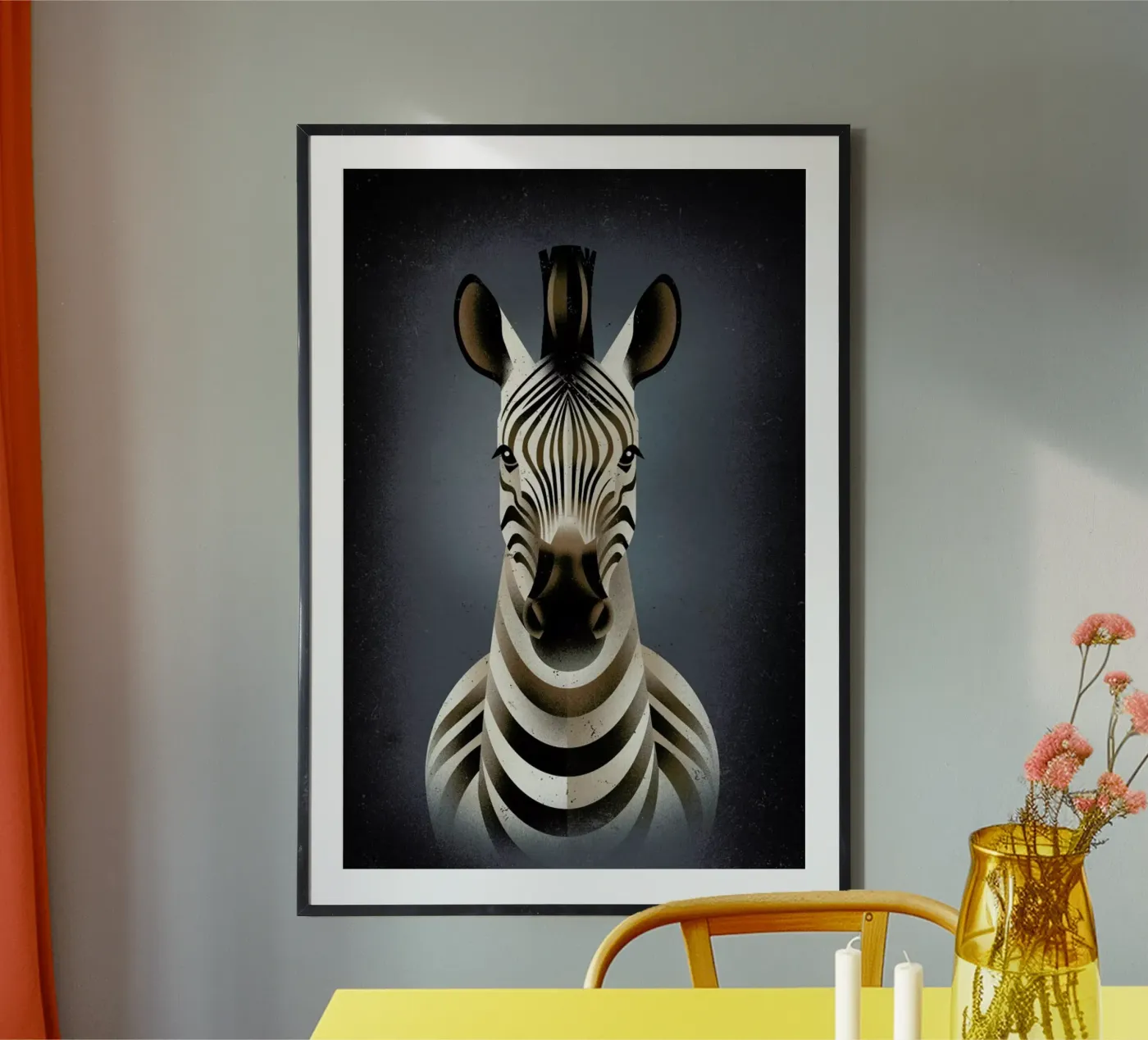 Zebra II poster da Dieter Braun