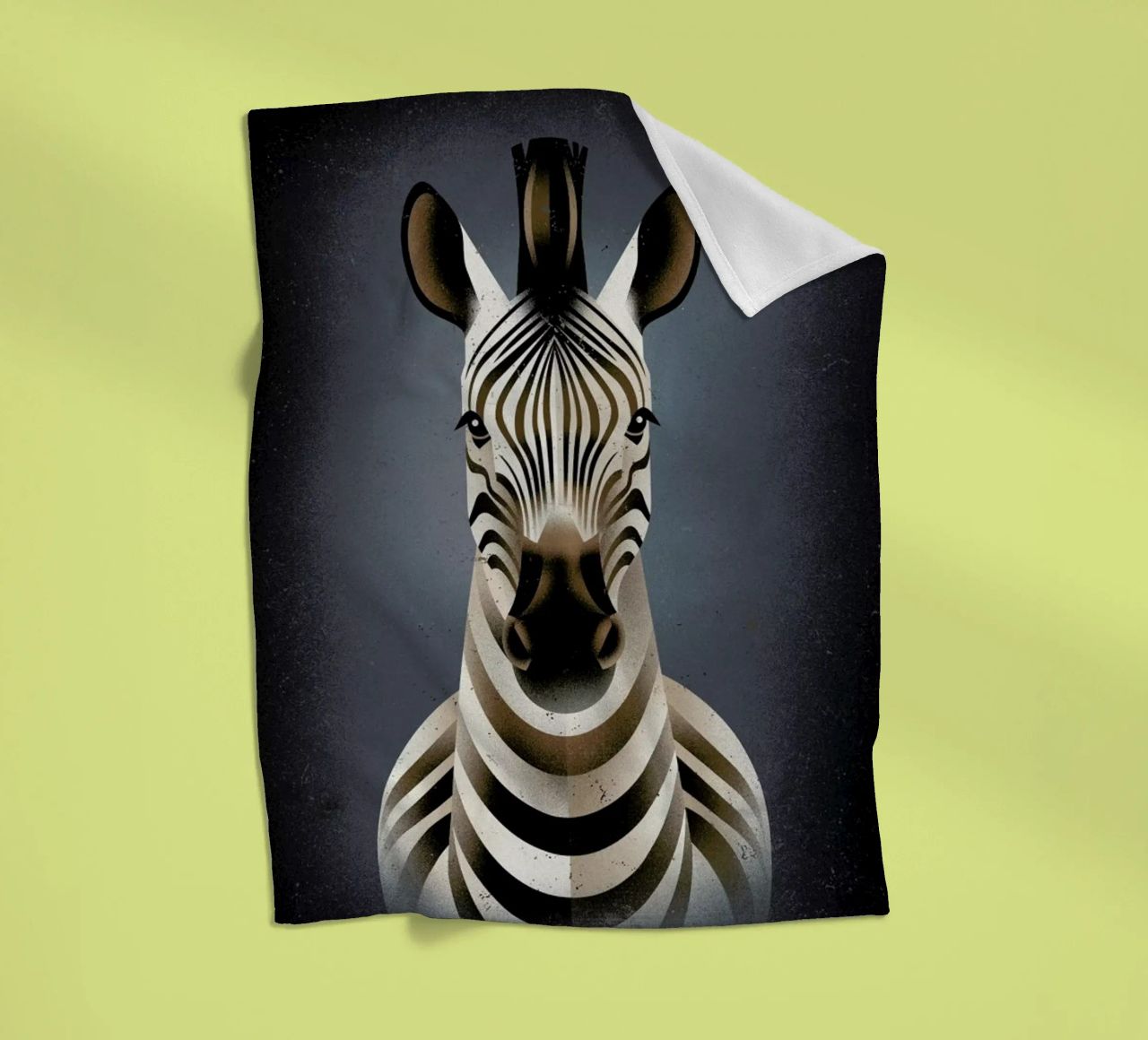 Zebra II coperta in pile da Dieter Braun