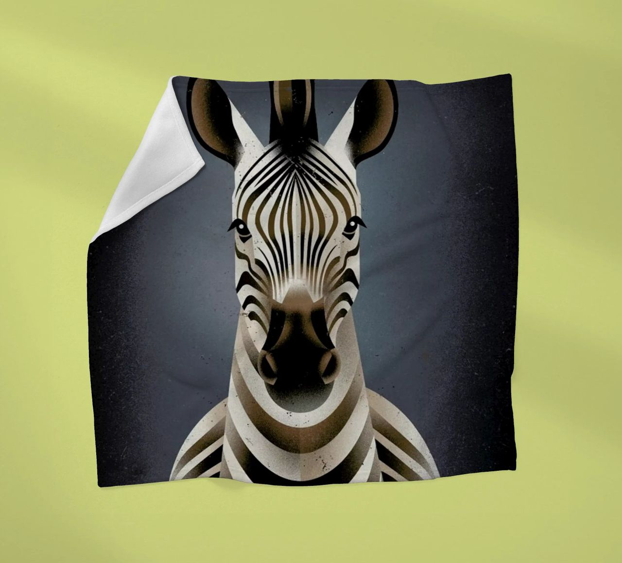 Zebra II coperta in pile da Dieter Braun
