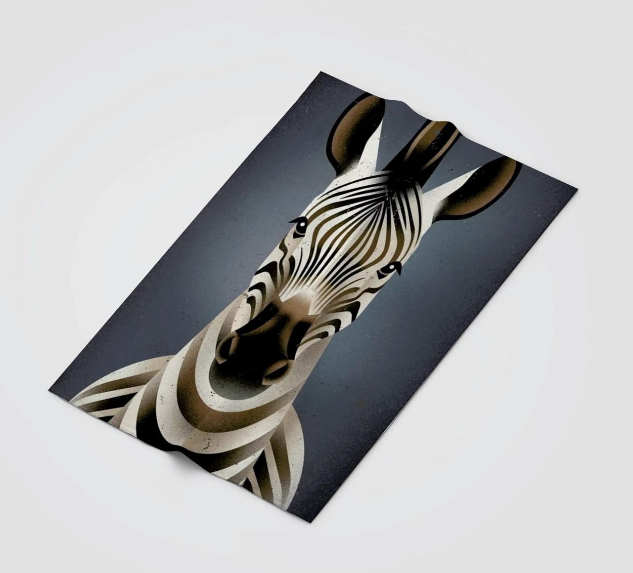 Zebra II coperta in pile da Dieter Braun