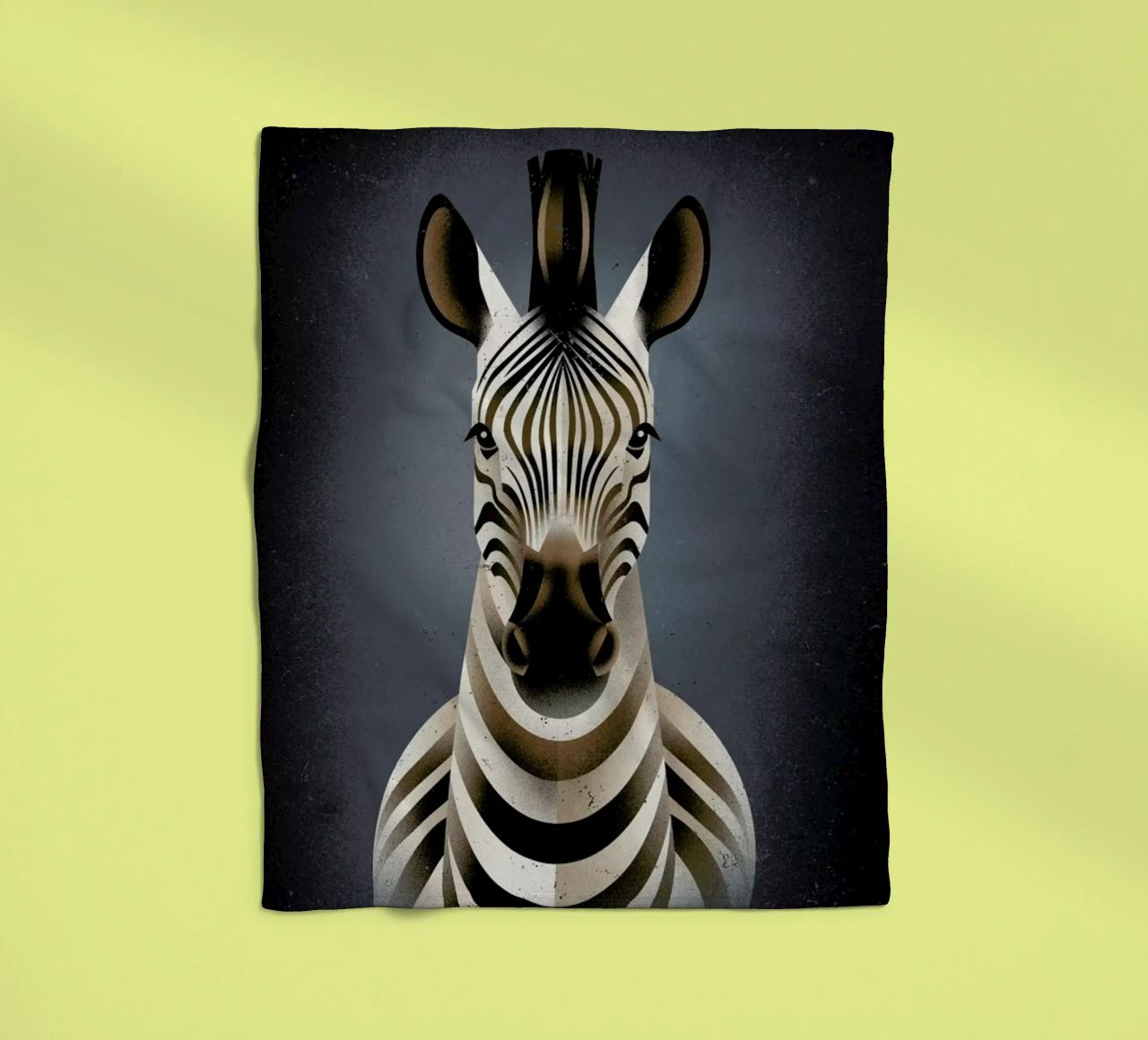 Zebra II coperta in pile da Dieter Braun