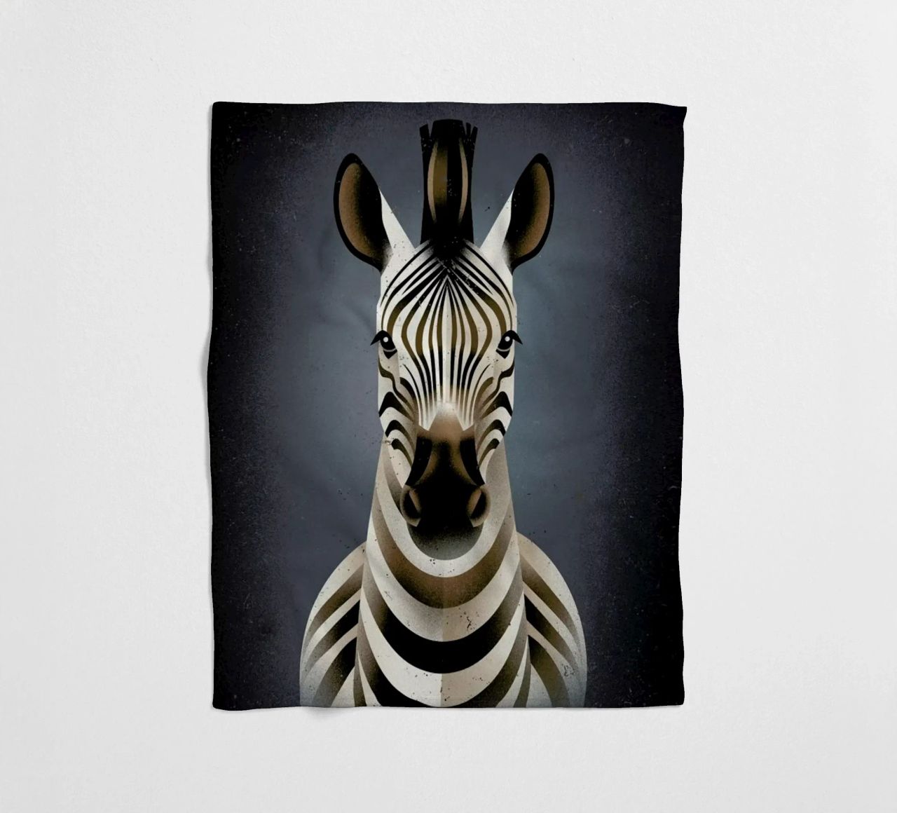 Zebra II coperta in pile da Dieter Braun