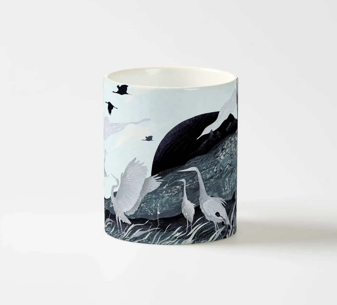 Winter ceramic mug by Amalia Restrepo