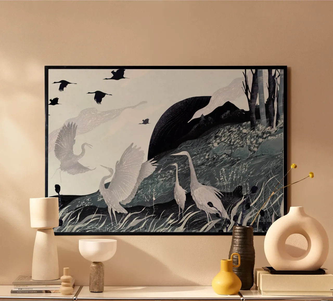 Winter poster van Amalia Restrepo