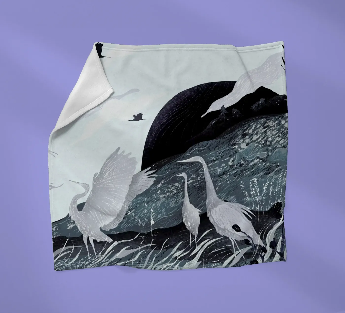 Winter fleece blanket by Amalia Restrepo