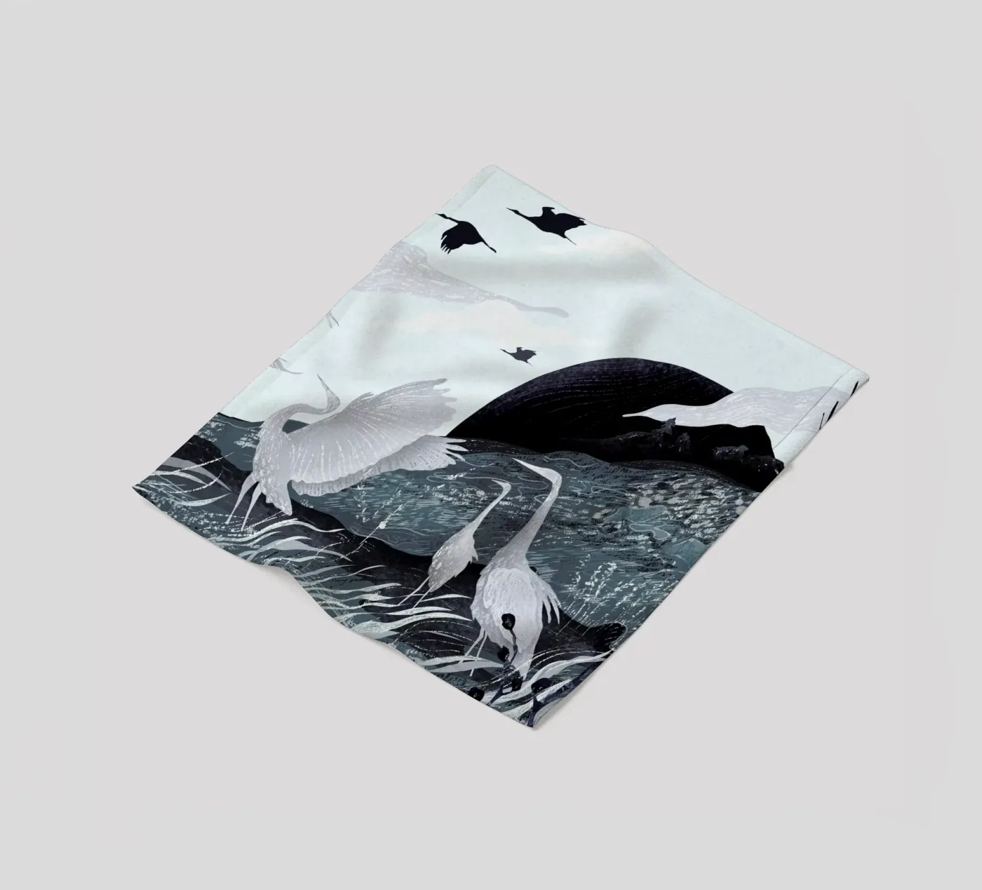 Winter fleece blanket by Amalia Restrepo