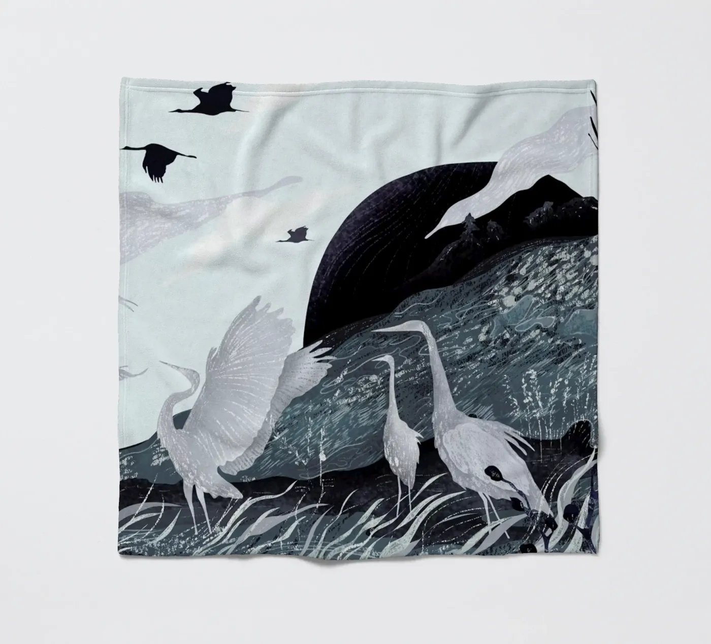 Winter fleece blanket by Amalia Restrepo