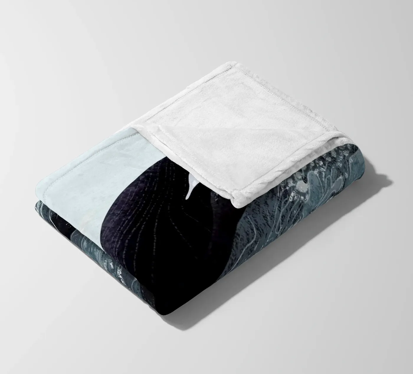 Winter fleece blanket by Amalia Restrepo