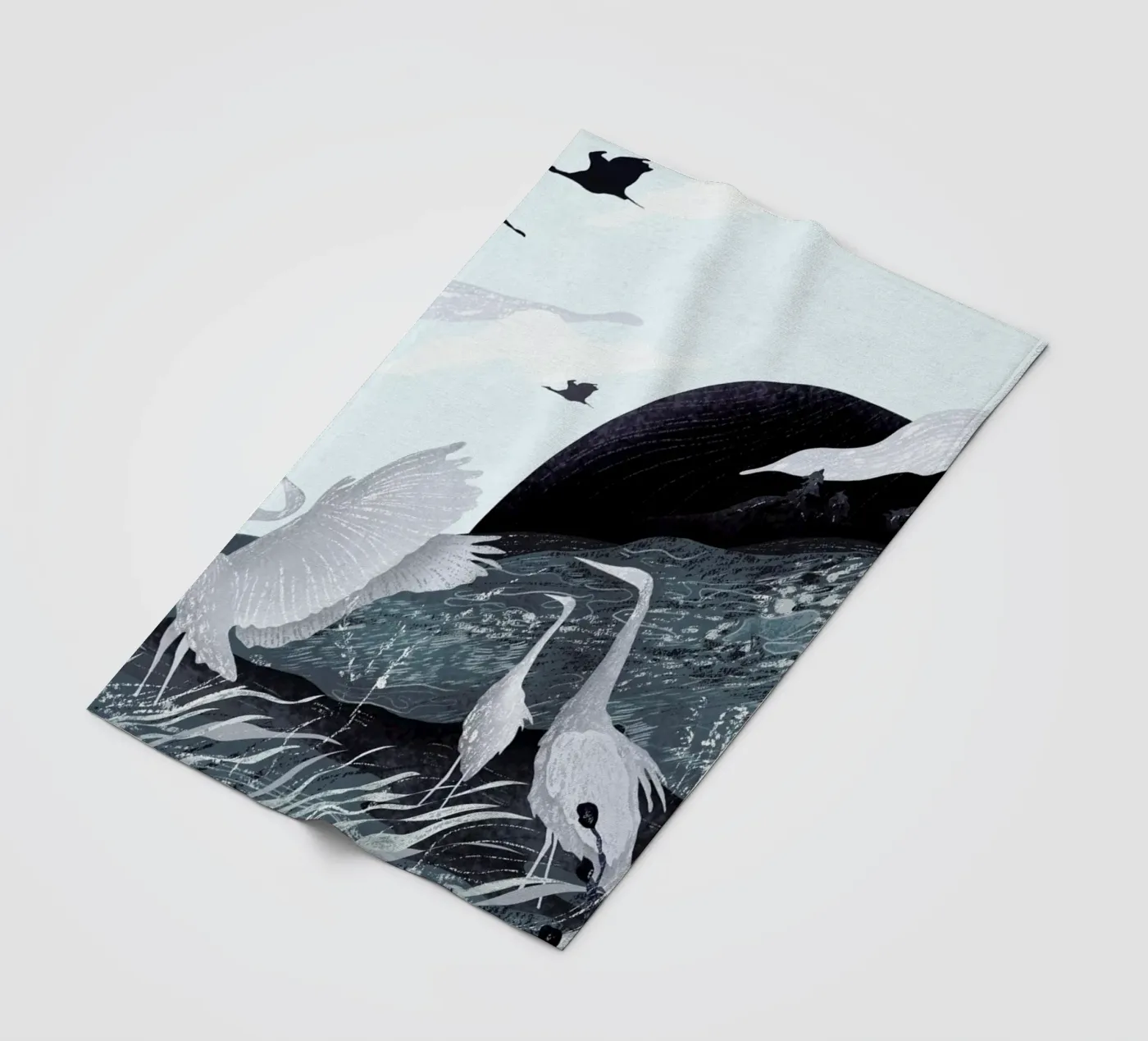 Winter fleece blanket by Amalia Restrepo