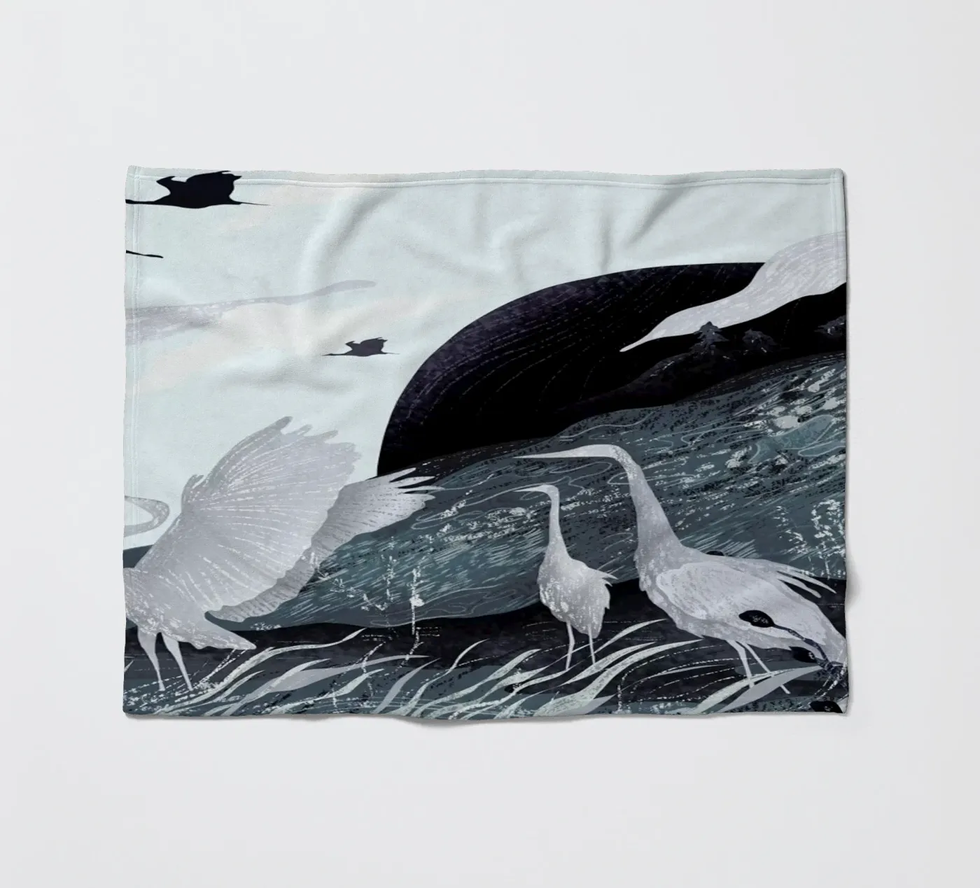 Winter fleece blanket by Amalia Restrepo