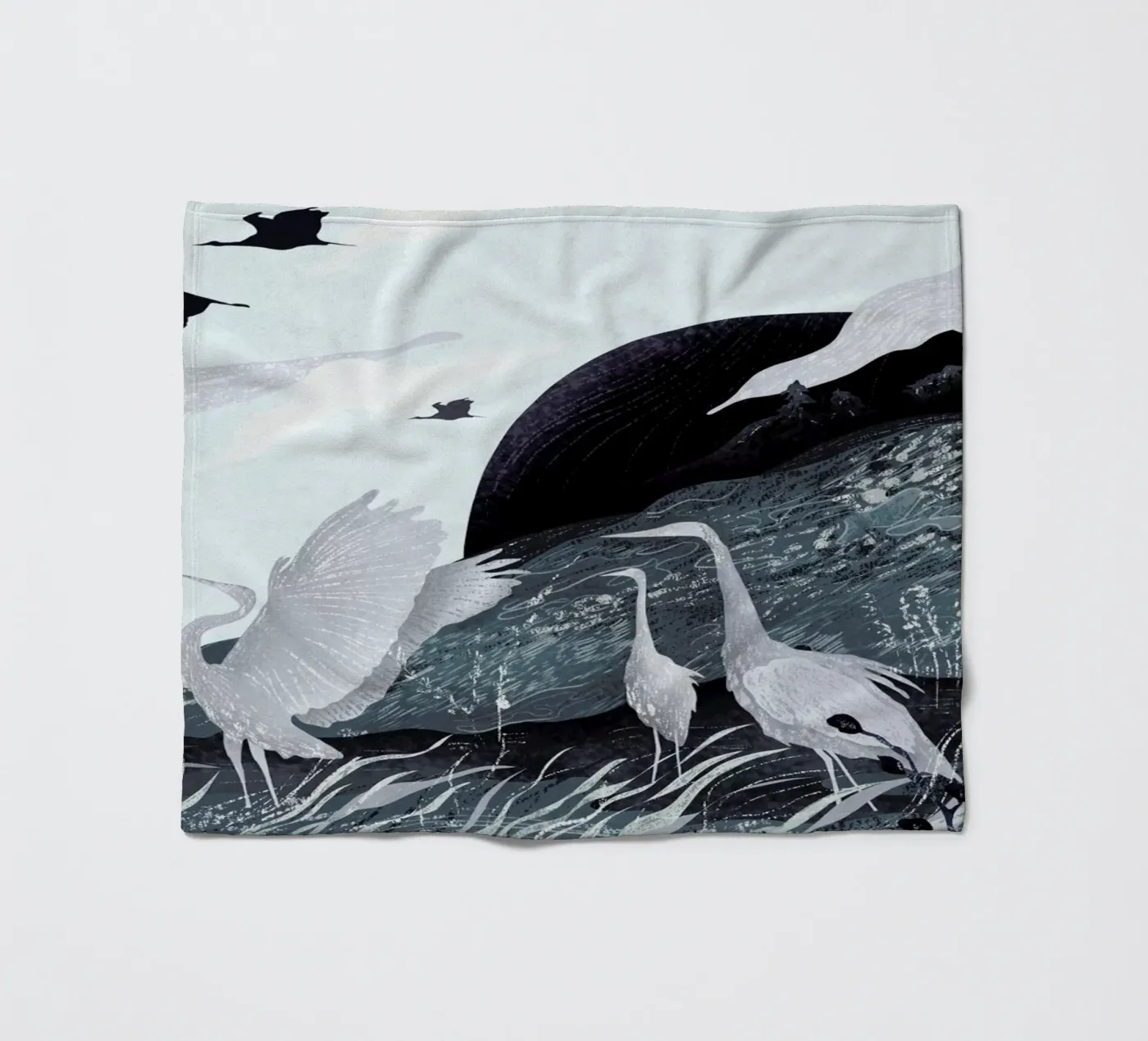 Winter fleece blanket by Amalia Restrepo