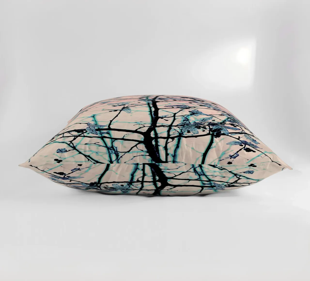 Winter Berries III decorative cushion by Ingrid Beddoes