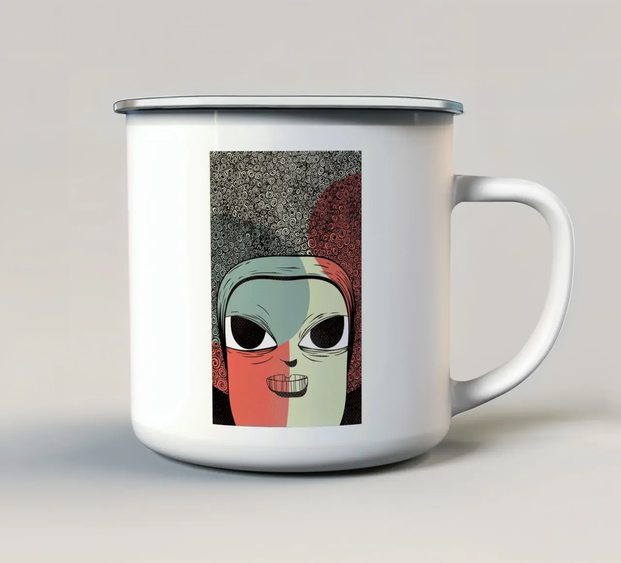 THE MULATTO tazza in smalto da Caio Beltrão