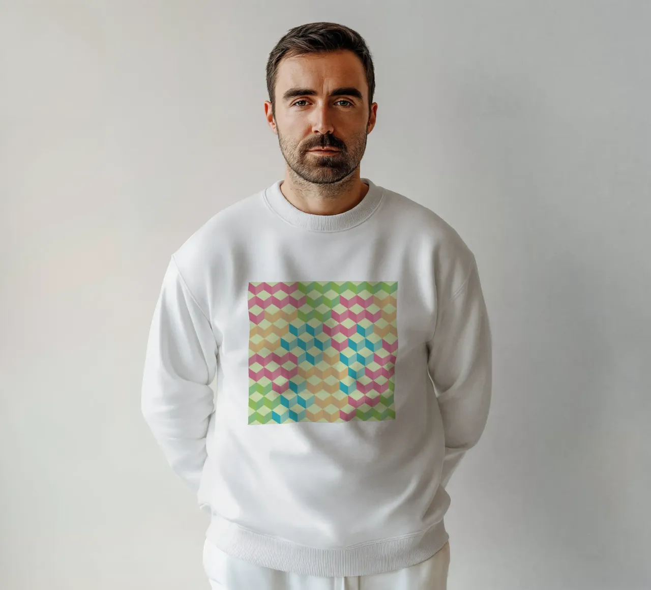 SugarCubes Geometric Pattern felpa da Tobe Fonseca