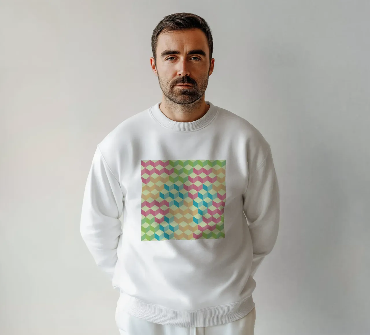 SugarCubes Geometric Pattern Sweatshirt von Tobe Fonseca