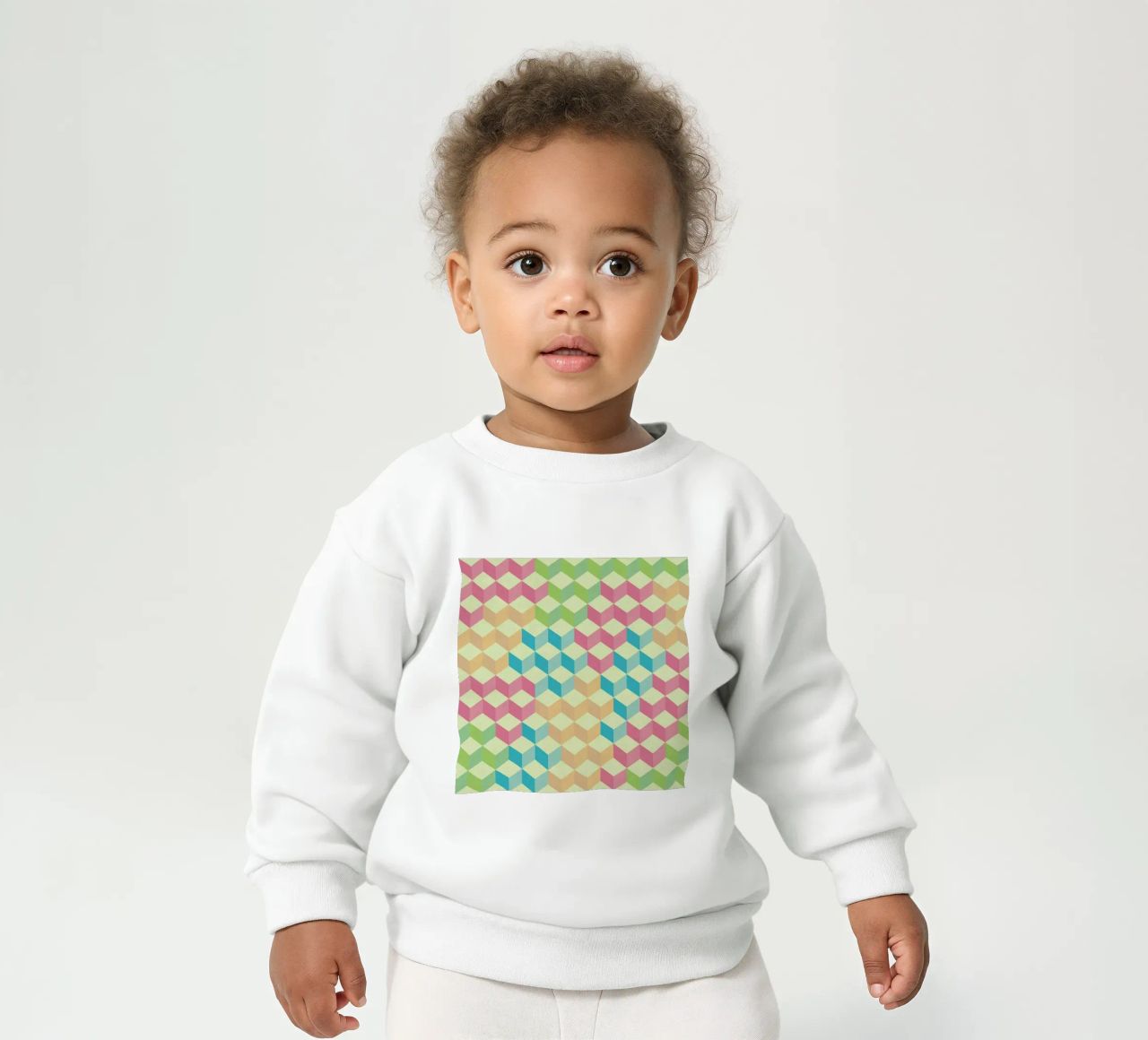SugarCubes Geometric Pattern felpa neonato da Tobe Fonseca