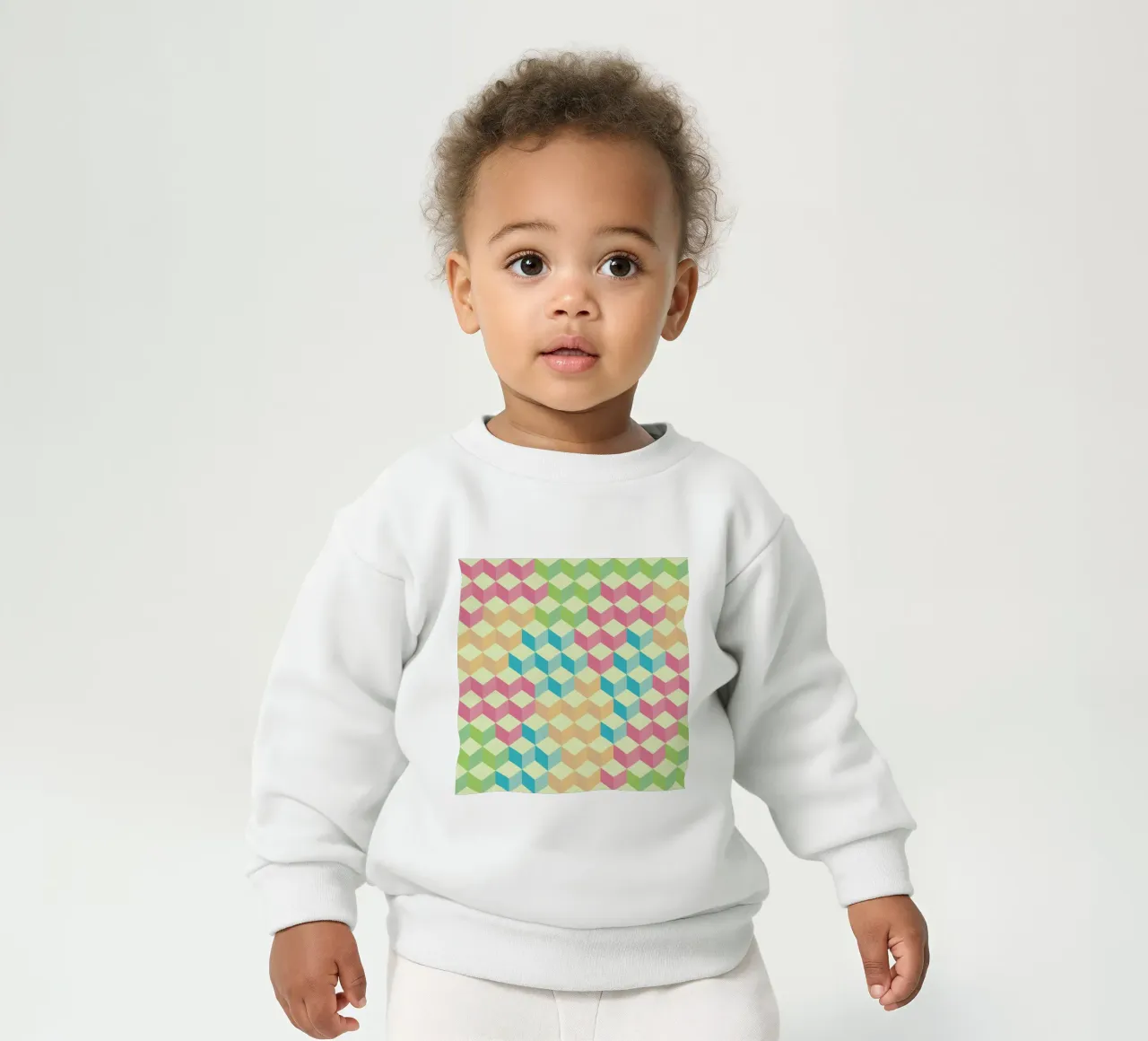 SugarCubes Geometric Pattern baby sweatshirt by Tobe Fonseca