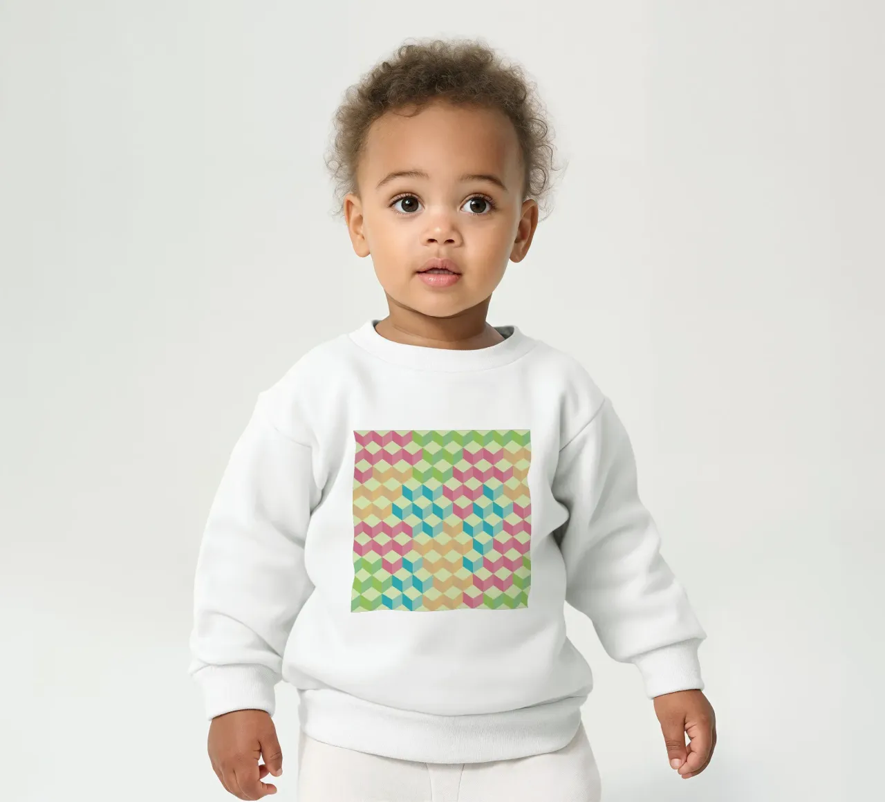 SugarCubes Geometric Pattern Baby Sweatshirt von Tobe Fonseca