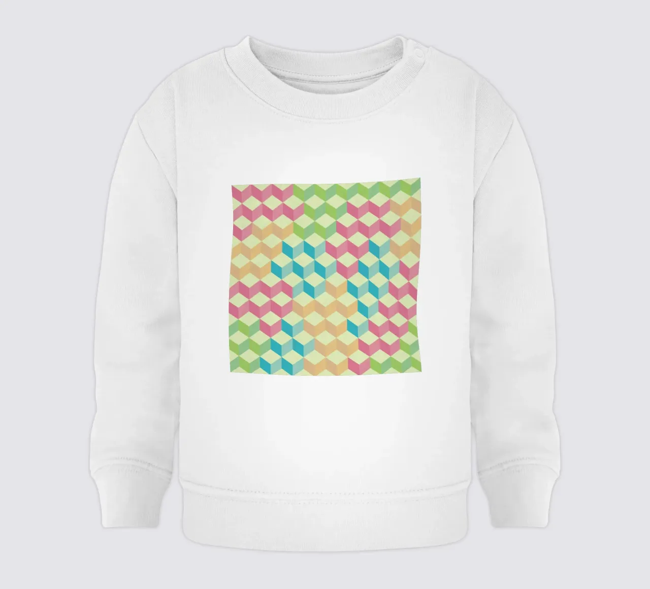 SugarCubes Geometric Pattern baby sweatshirt by Tobe Fonseca