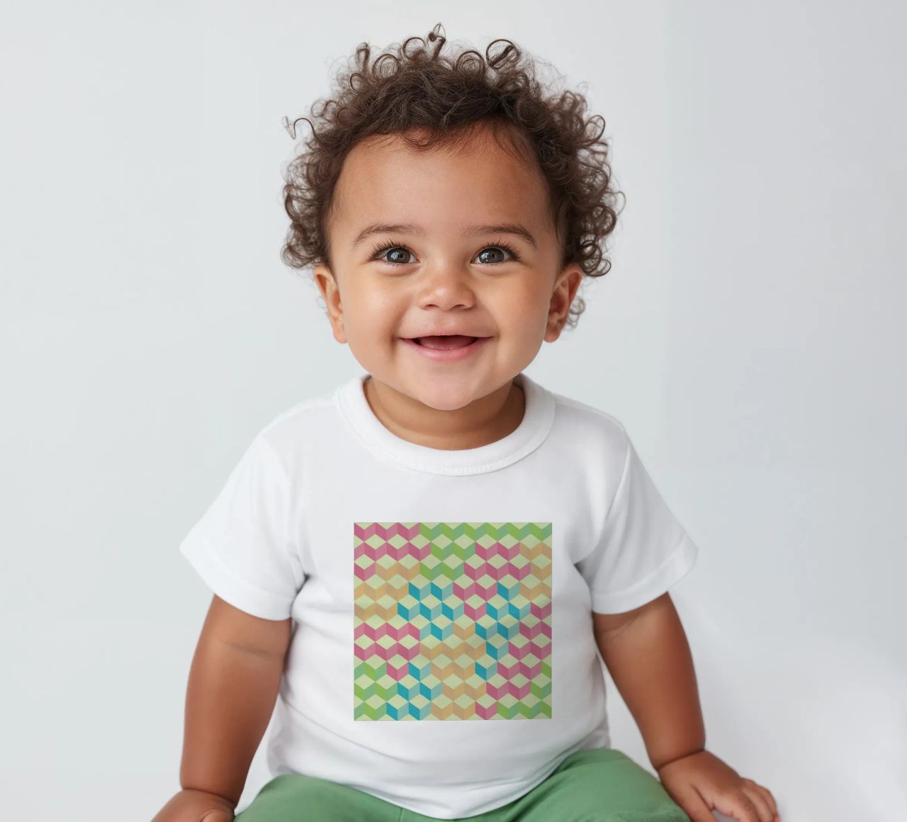 SugarCubes Geometric Pattern maglietta neonato da Tobe Fonseca