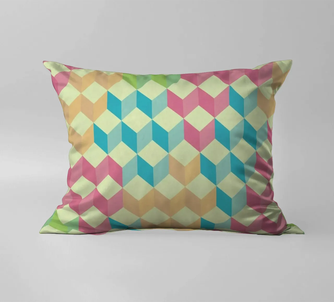 SugarCubes Geometric Pattern decorative cushion by Tobe Fonseca