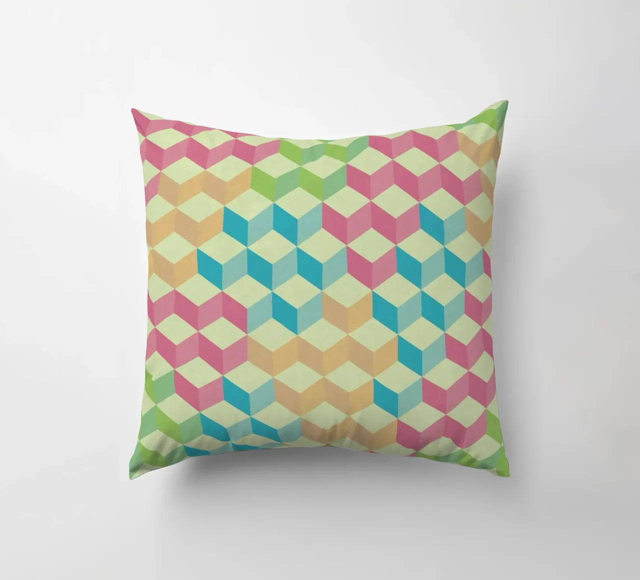 SugarCubes Geometric Pattern decorative cushion by Tobe Fonseca