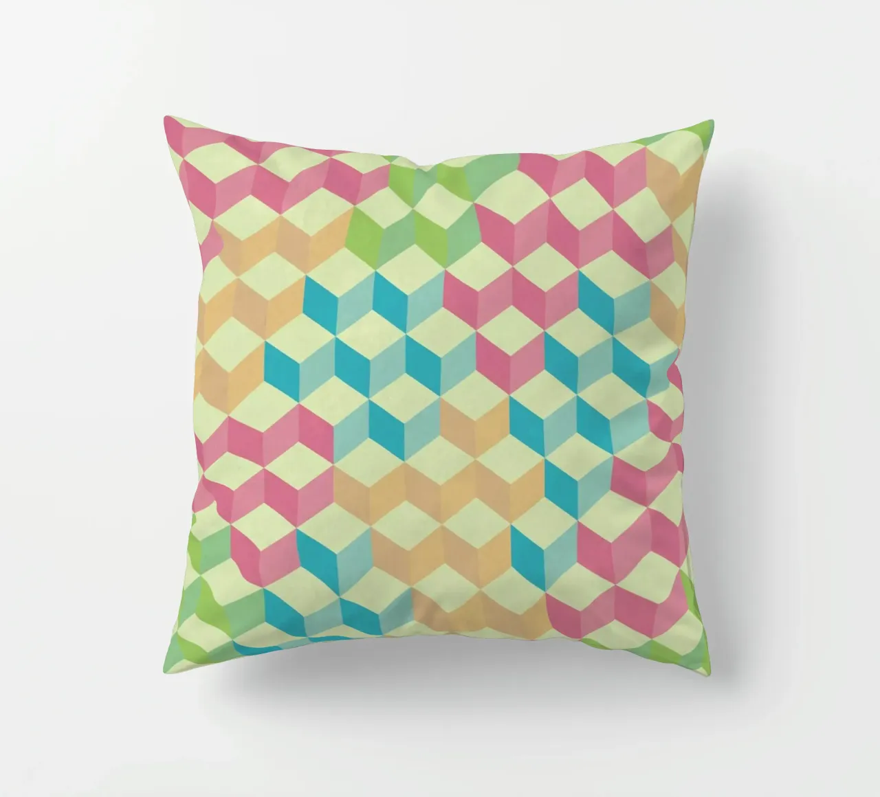 SugarCubes Geometric Pattern decorative cushion by Tobe Fonseca