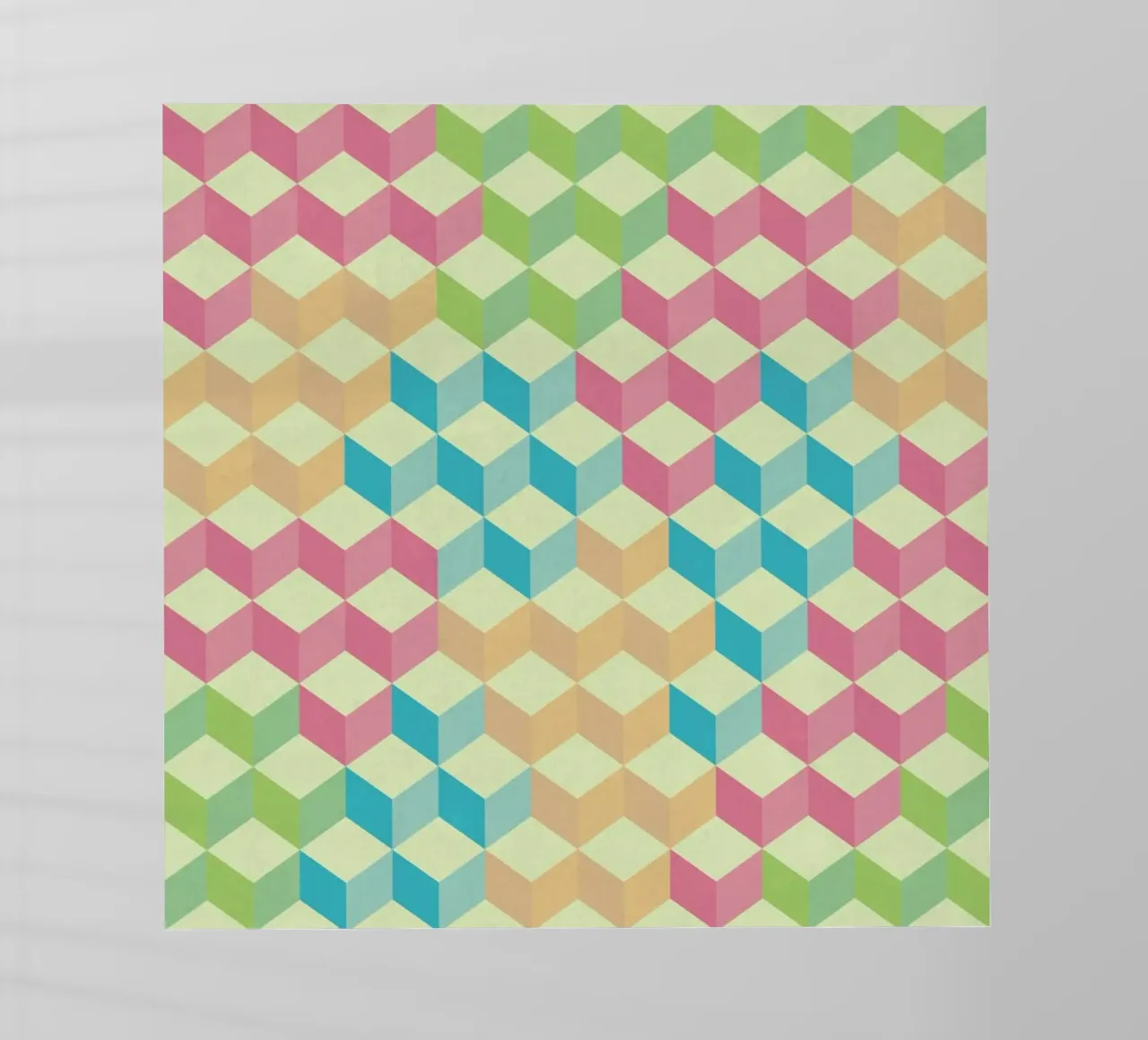 SugarCubes Geometric Pattern Backlit Folie von Tobe Fonseca