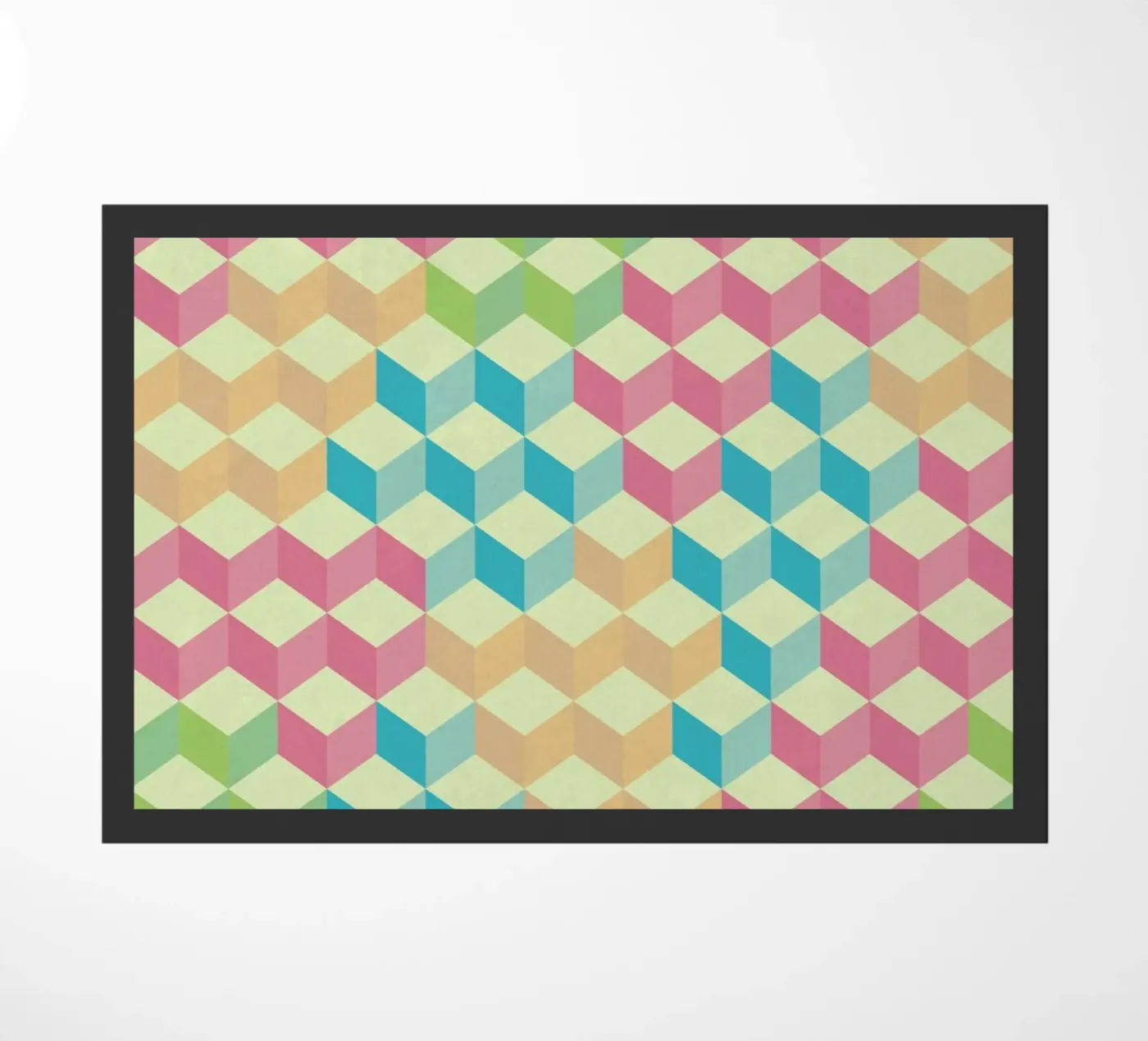SugarCubes Geometric Pattern deurmat van Tobe Fonseca