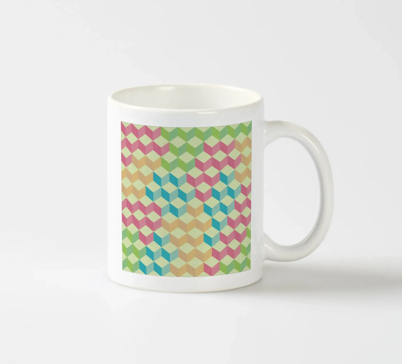 SugarCubes Geometric Pattern ceramic mug by Tobe Fonseca