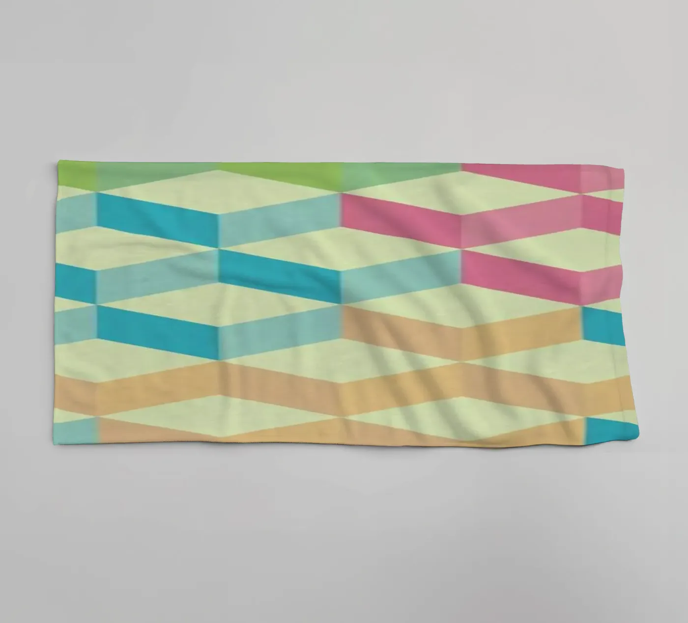 SugarCubes Geometric Pattern badhanddoek van Tobe Fonseca